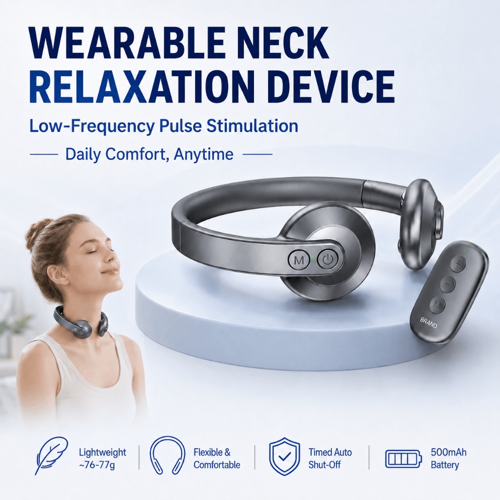 Smart Home Features - Smart Sleep Aid Neck Massager,Low Frequency