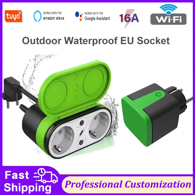 Wifi Smart Plug - Tuya EU 16A Wifi Smart Outdoor