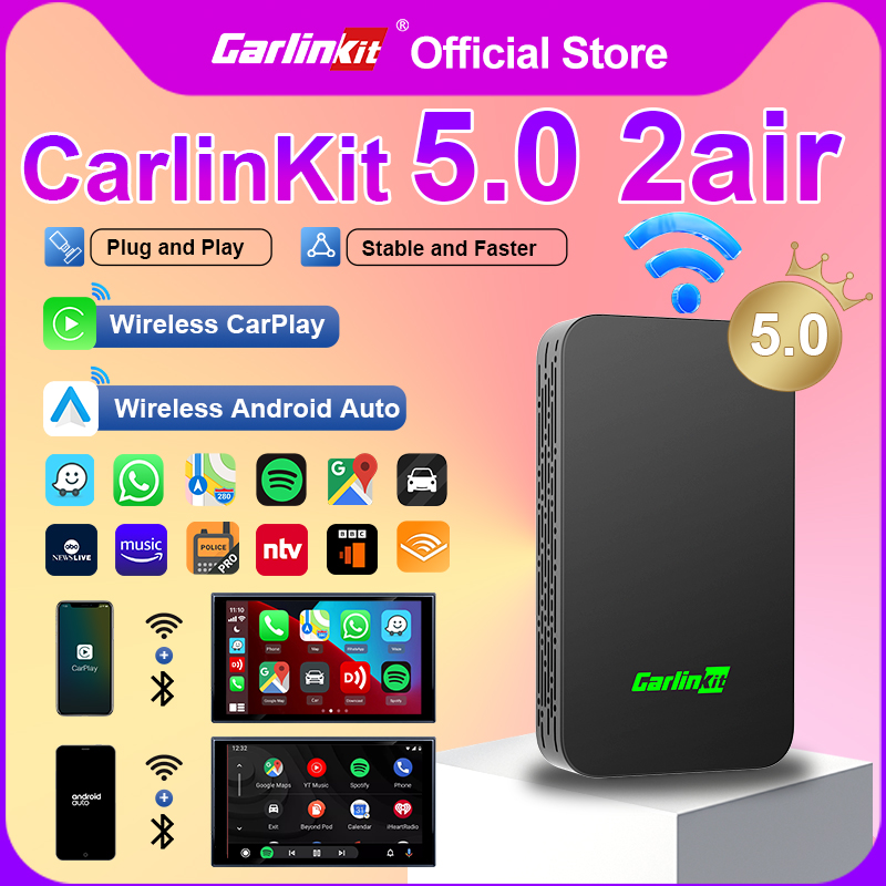 Wifi Smart Plug - CarlinKit 5.0 Wired to Wireless Android