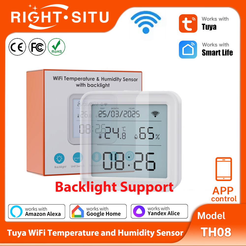 Smart Home Yandex - Tuya Temperature and Humidity Sensor WiFi