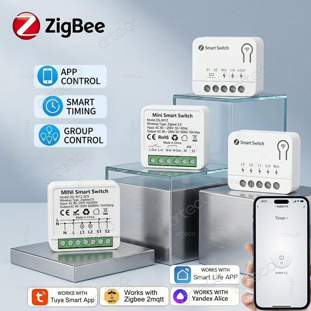 Smart Home Yandex - Tuya Zigbee Mini DIY Smart Switch