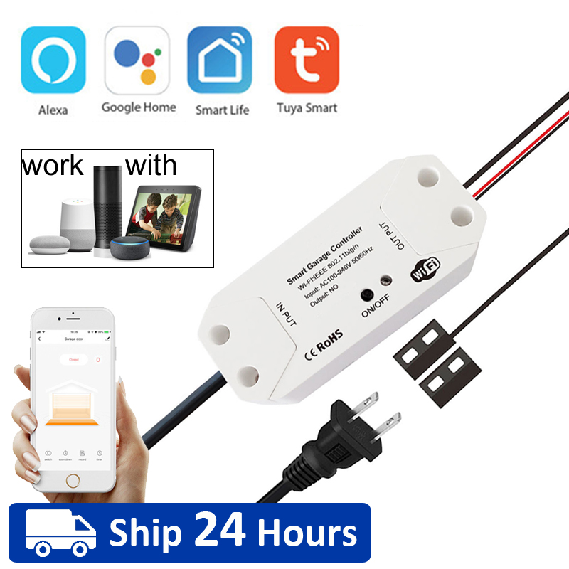 Smart Garage Door Opener - TUYA WIFI 2.4G Smart Garage Door