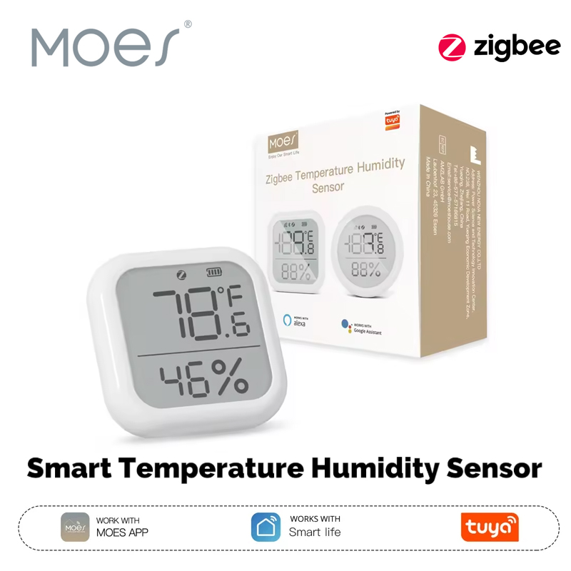 Smart Home Hub - MOES Tuya ZigBee Smart Home Temperature