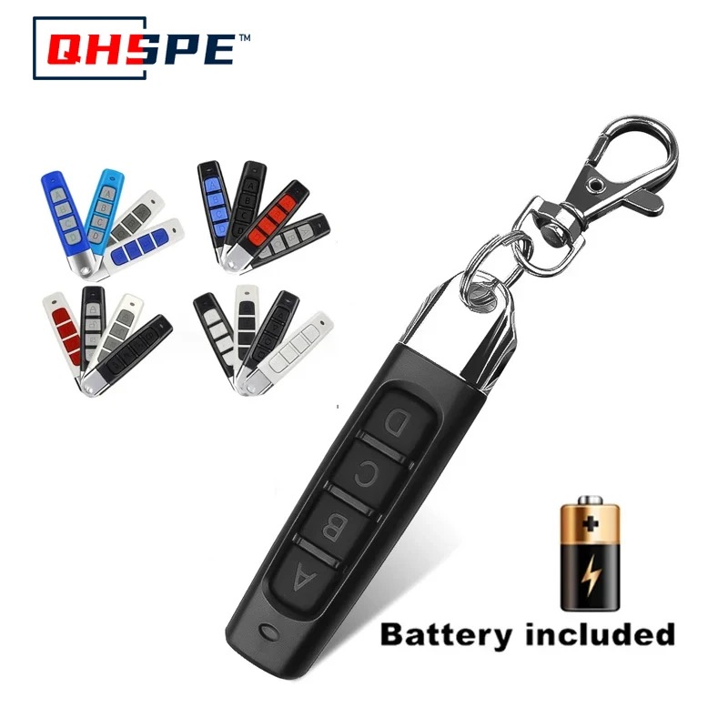 Smart Garage Door Opener - High Compatibility 433MHZ Auto 4-Channel Copy