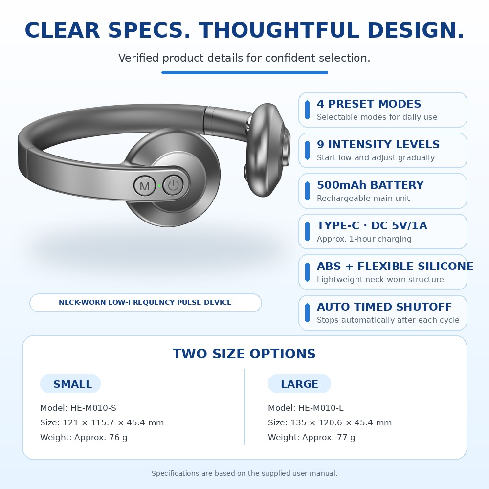 Smart Sleep Aid Neck Massager, - Smart Home Features recension och pris
