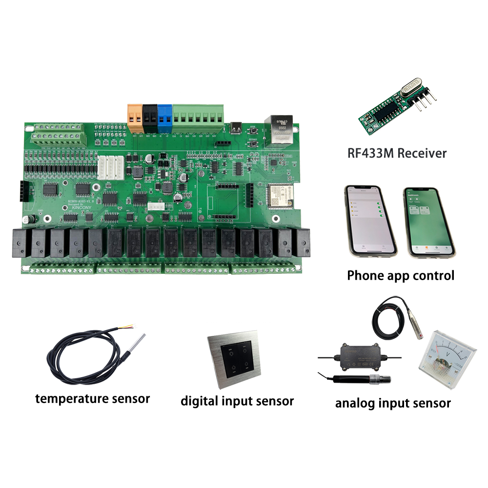 KC868-A16S ESP32 Wifi RS232 US - Smart Home Mqtt recension och pris
