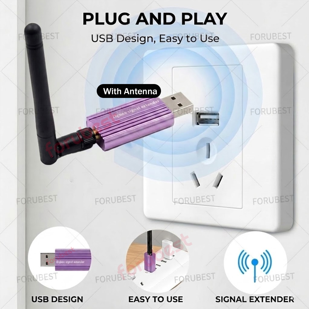 Zigbee 3.0 USB Signal Repeater - Smart Home Mqtt recension och pris