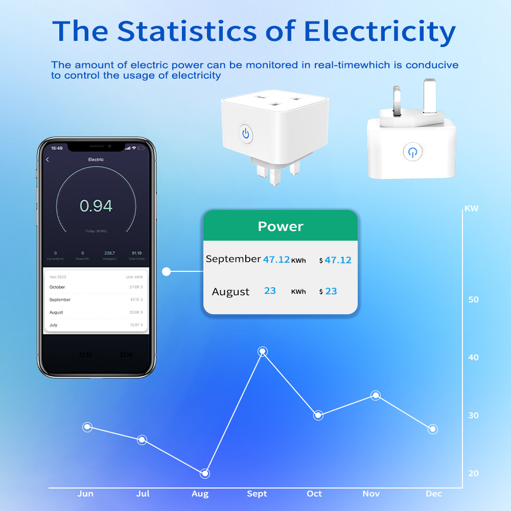 Tuya Smart Socket 16A/20A WiFi - Smart Home Features recension och pris
