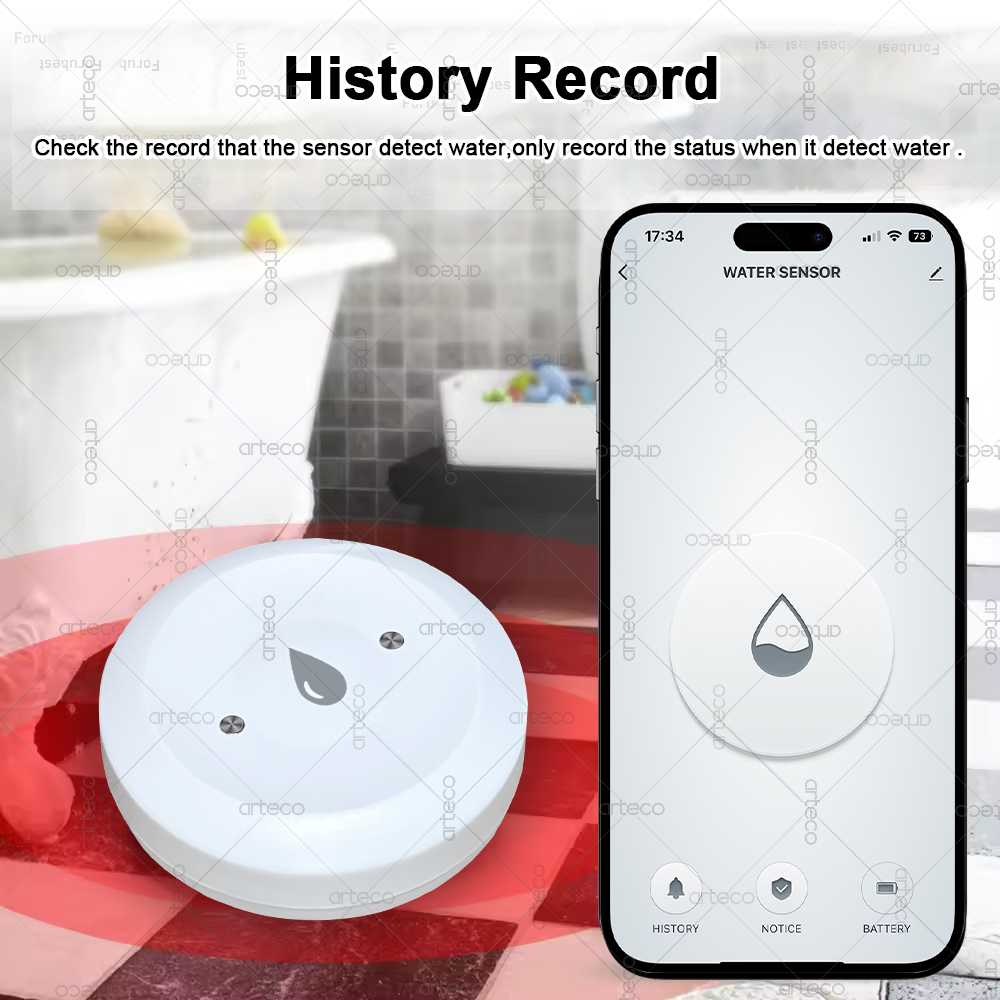Tuya Smart Zigbee Water Sensor - Smart Home Features recension och pris