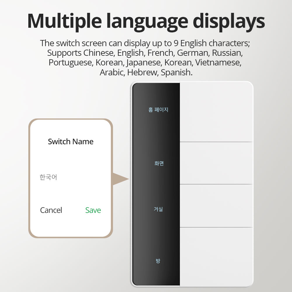 1234 Gang US Type Zigbee Push  - Smart Home Hub recension och pris