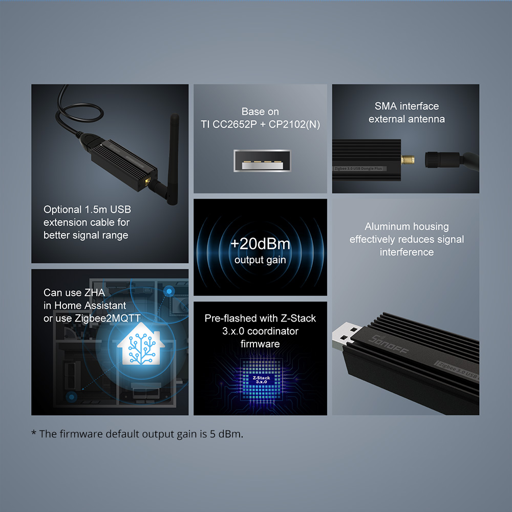 SONOFF zigbee gateway 3.0 ZBDo - Smart Home Mqtt recension och pris