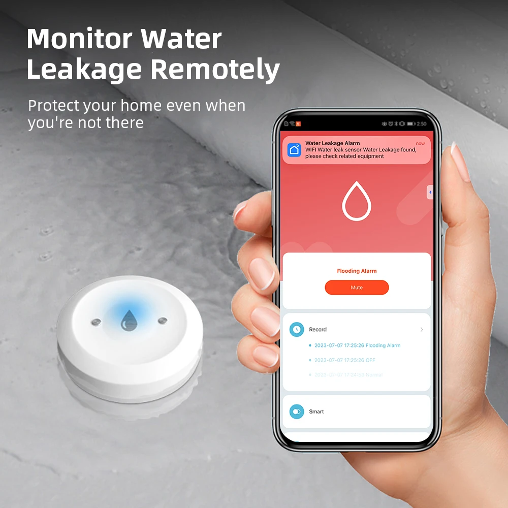 Zigbee Water Leak Sensor for T - Smart Home Features recension och pris