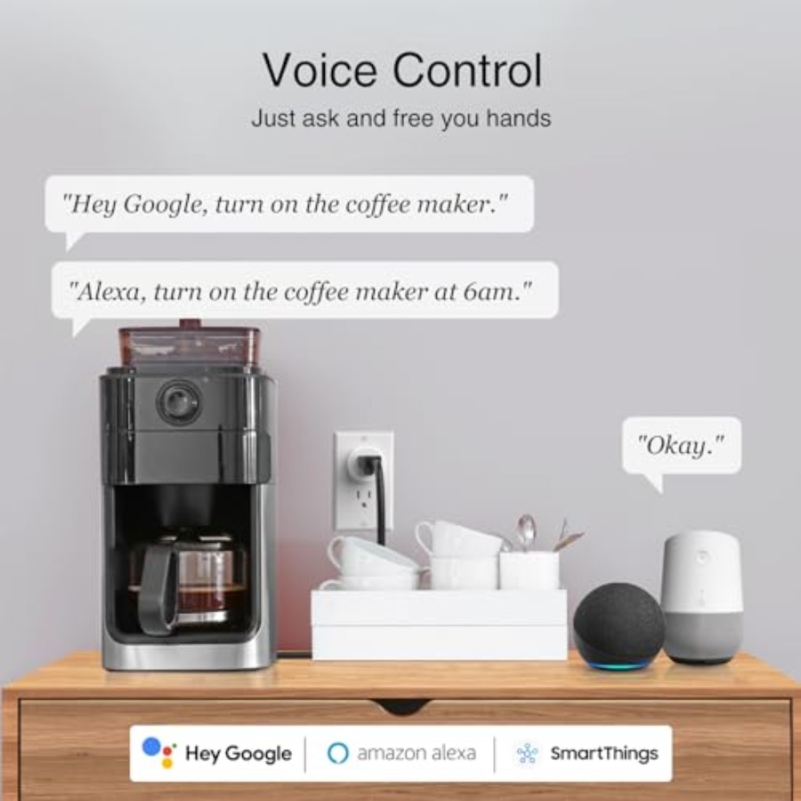 Plug, WiFi Smart Plugs Work wi - Smart Home Hub recension och pris