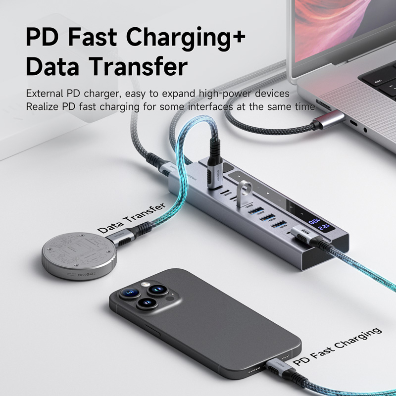 Hagibis USB C HUB Type-C Docki - Smart Home Hub Ikea recension och pris