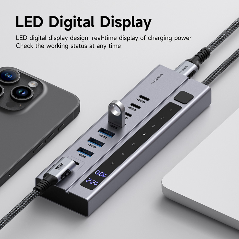 Hagibis USB C HUB Type-C Docki - Smart Home Hub Ikea recension och pris