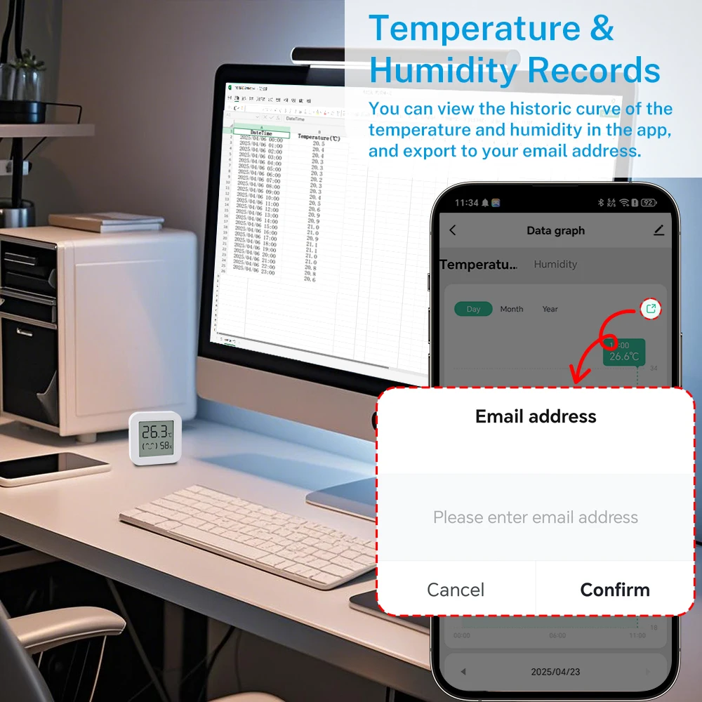 1~4PCS Zigbee 3.0 Temperature  - Smart Home Yandex recension och pris