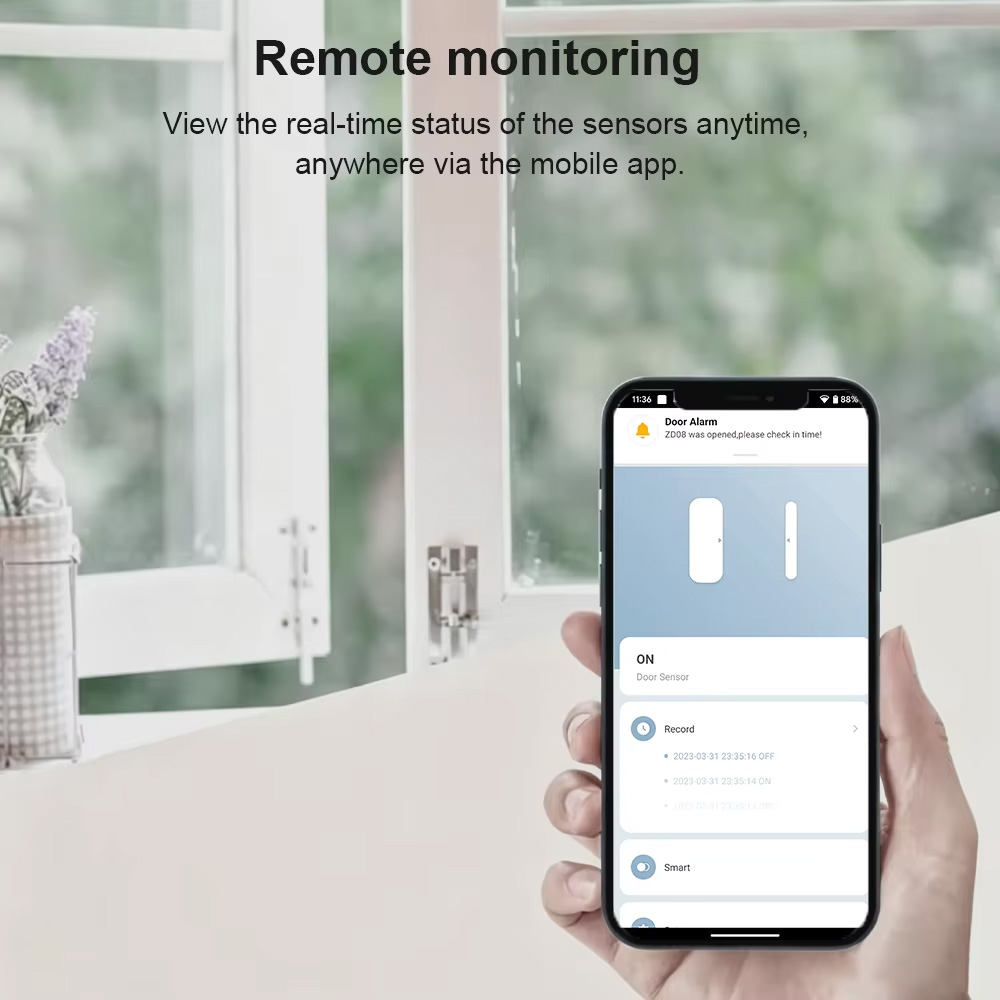 Zigbee 3.0 Door Window Sensor  - Smart Home Yandex recension och pris