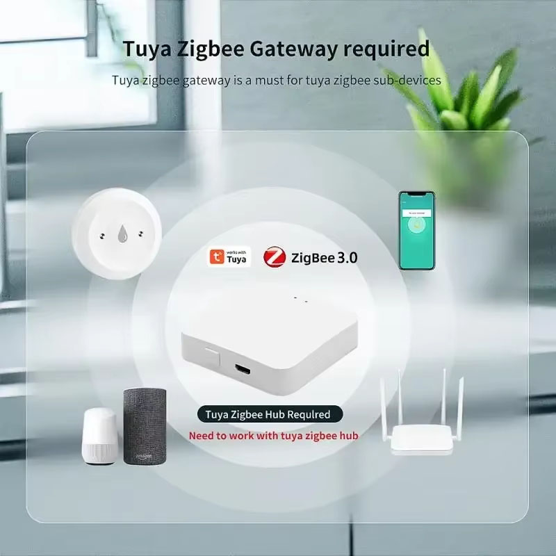 Tuya ZigBee 3.0 Water Leak Det - Smart Home Features recension och pris