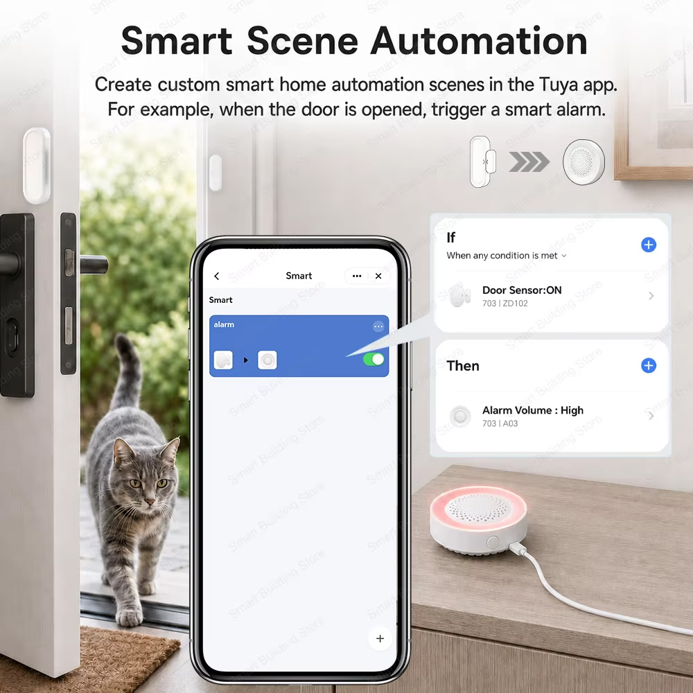 Tuya Zigbee 3.0 Door Window Se - Smart Home Yandex recension och pris