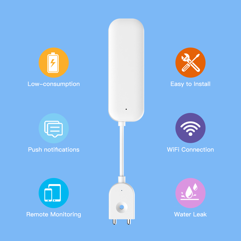 Tuya WiFi ZigBee Water Sensor  - Smart Home Features recension och pris