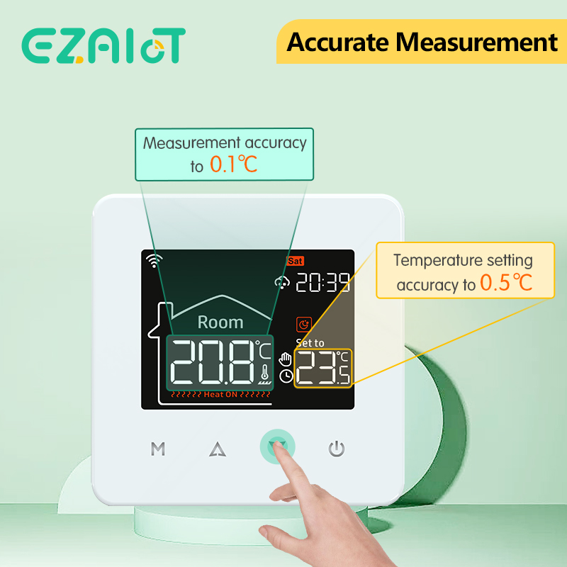 Smart WiFi Thermostat for Elec - Smart Home Yandex recension och pris