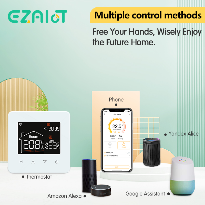 Smart WiFi Thermostat for Elec - Smart Home Yandex recension och pris