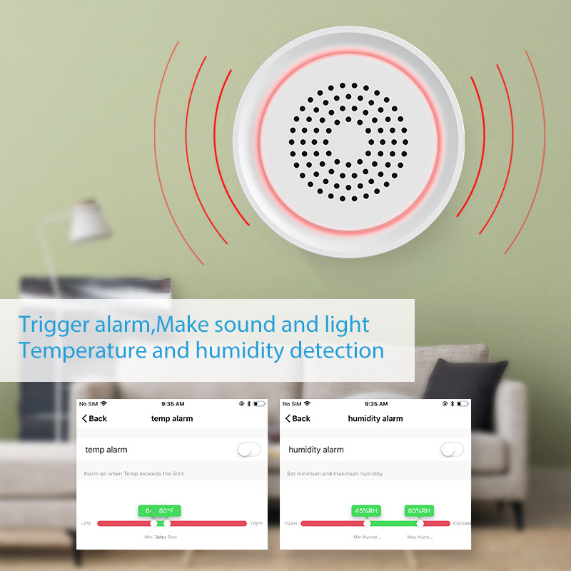 Tuya Smart Home System Siren w - Smart Home Nas recension och pris
