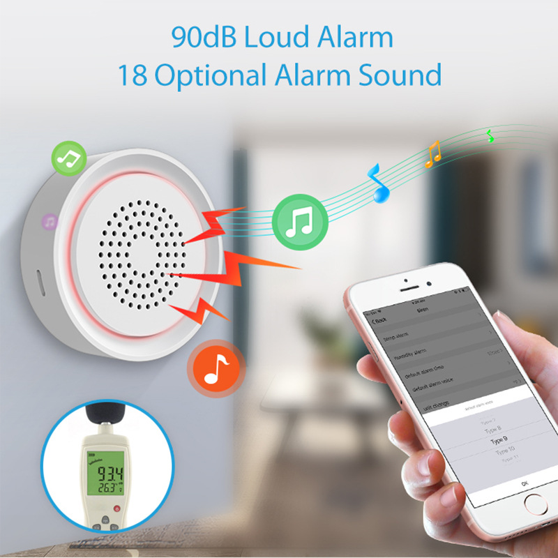 Tuya Smart Home System Siren w - Smart Home Nas recension och pris