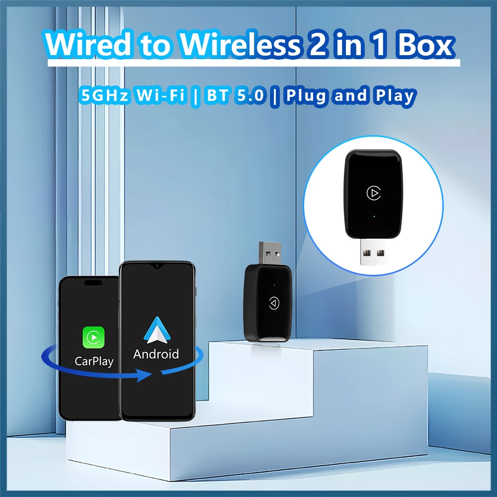 2025 New Wireless Carplay Andr - Wifi Smart Plug recension och pris