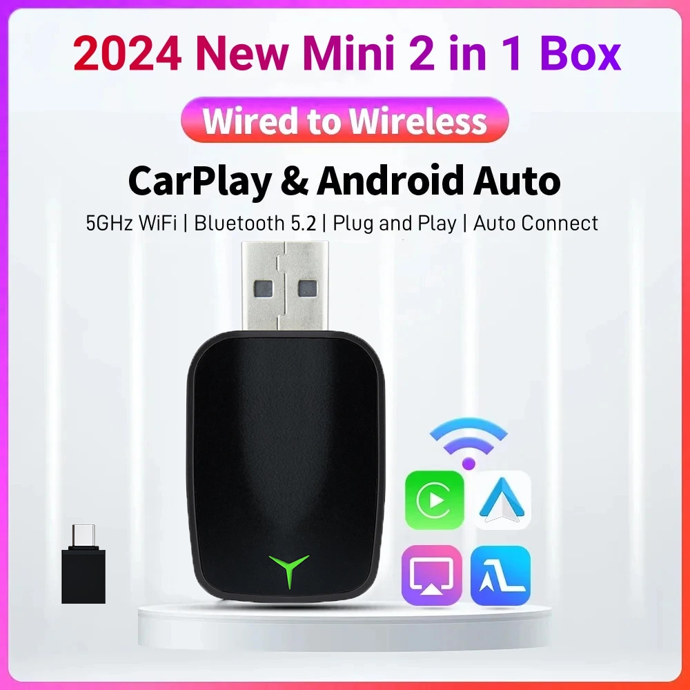 New Wired To Wireless Carplay  - Wifi Smart Plug recension och pris