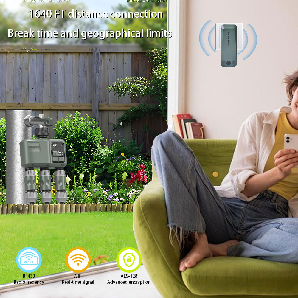 Tuya Wifi+RF433 3-outlet Water - Wifi Smart Plug recension och pris