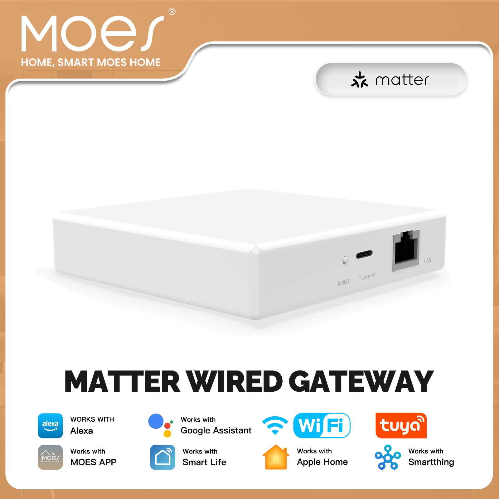 MOES Tuya ZigBee Matter Thread - Smart Home Hub Ikea recension och pris
