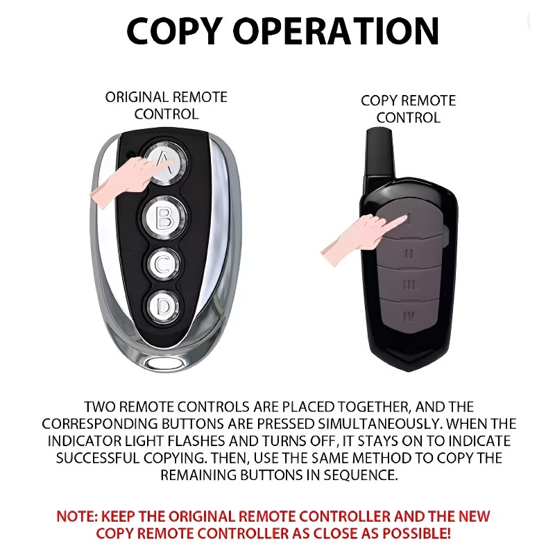 433MHz Wireless Auto Copy Remo - Smart Garage Door Opener recension och pris