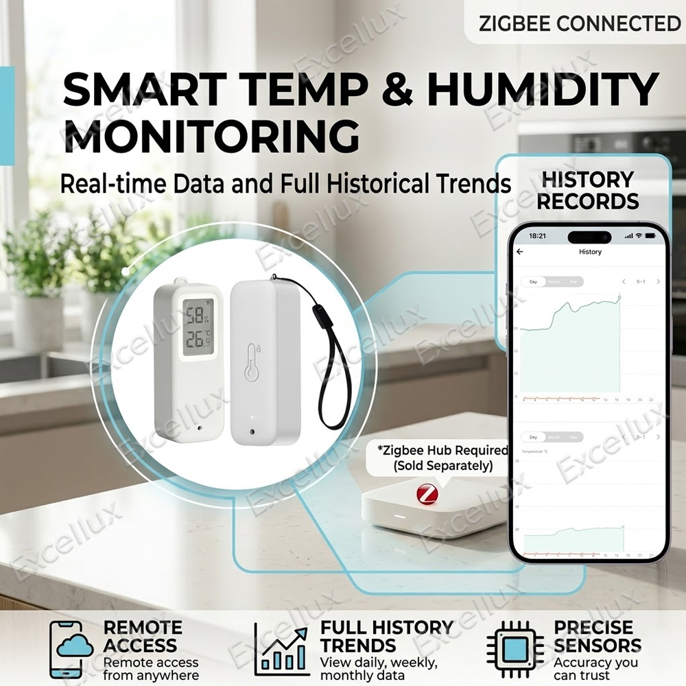 Tuya Zigbee Smart Temperature  - Smart Home Yandex recension och pris